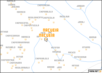 map of Nacueia