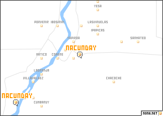 map of Ñacunday
