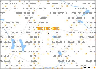 map of Naczachowo