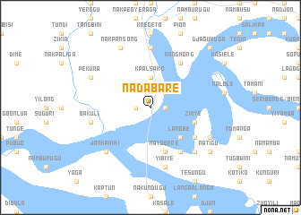 map of Nadabare