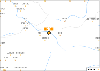 map of Nadāk