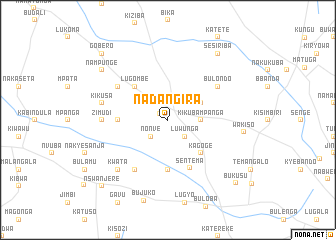 map of Nadangira