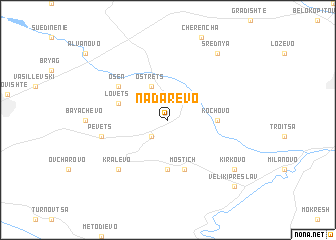 map of Nadarevo