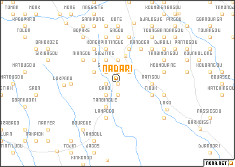 map of Nadari