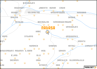 map of Nadăşa