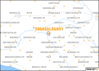 map of Nádasdladány