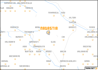 map of Nădăştia