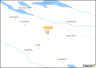 map of Nåda