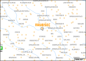 map of Nadbišec