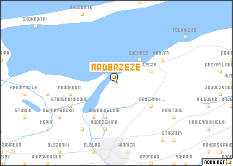 map of Nadbrzeże