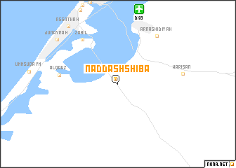 map of Nadd ash Shibā