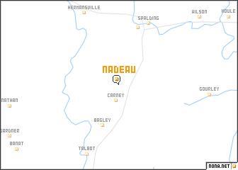 map of Nadeau