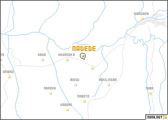 map of Nadede