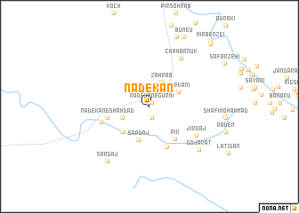 map of Nadekān