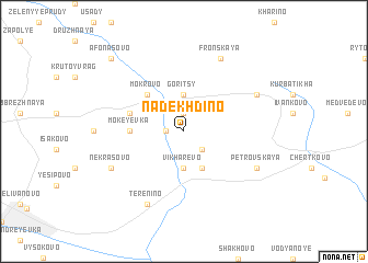 map of Nadekhdino
