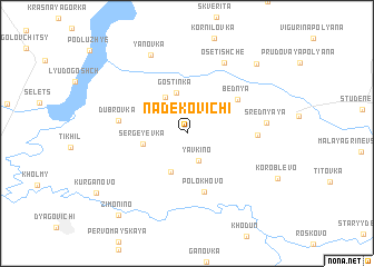 map of Nadekovichi