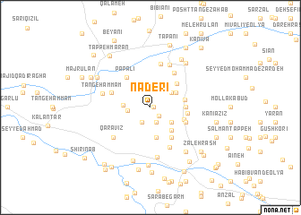 map of Nāderī
