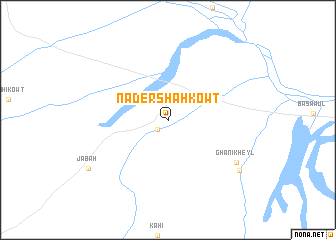map of Nāder Shāh Kowt