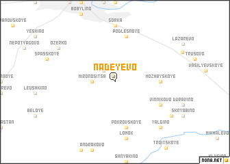 map of Nadeyevo