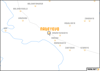 map of Nadeyevo