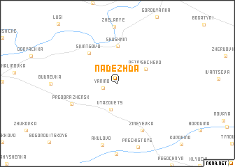 map of Nadezhda