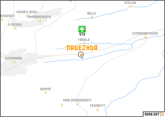 map of Nadezhda