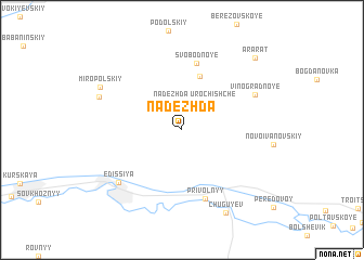 map of Nadezhda