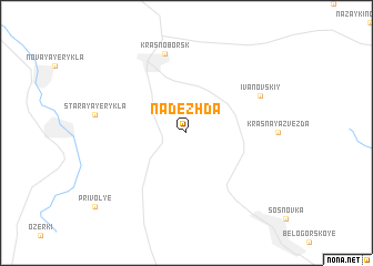 map of Nadezhda