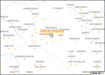 map of Nadezhdino