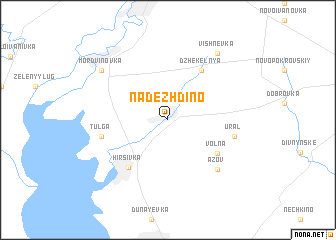 map of Nadezhdino