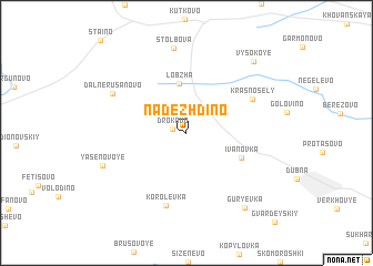 map of Nadezhdino