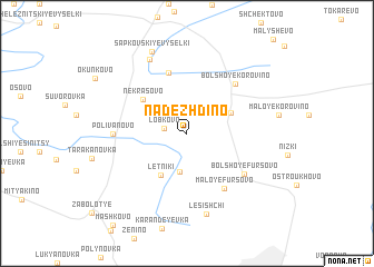 map of Nadezhdino