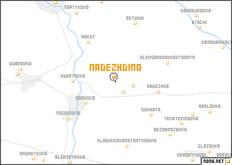 map of Nadezhdino