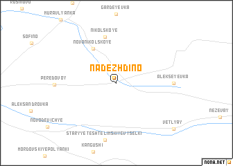 map of Nadezhdino