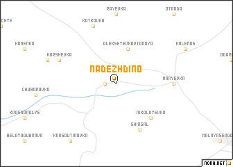 map of Nadezhdino