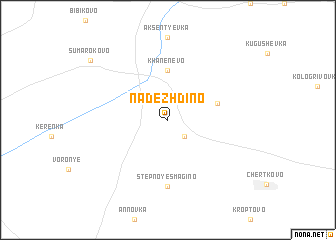 map of Nadezhdino