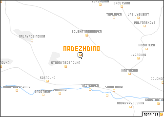 map of Nadezhdino