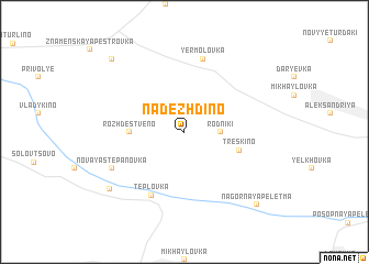 map of Nadezhdino