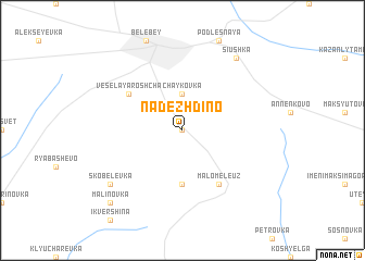 map of Nadezhdino