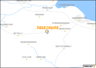 map of Nadezhdino