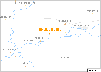 map of Nadezhdino