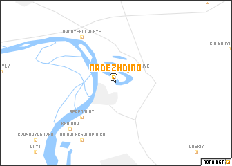 map of Nadezhdino