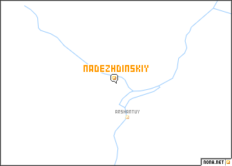 map of Nadezhdinskiy