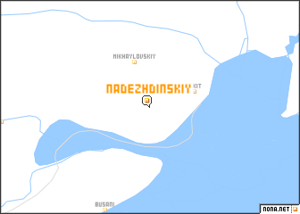 map of Nadezhdinskiy