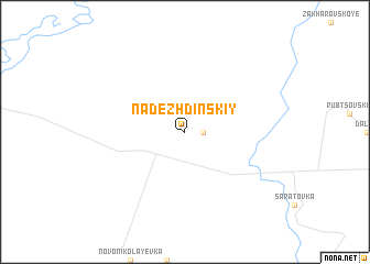 map of Nadezhdinskiy