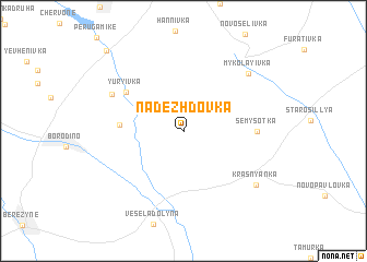 map of (( Nadezhdovka ))