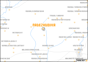 map of Nadezhdovka