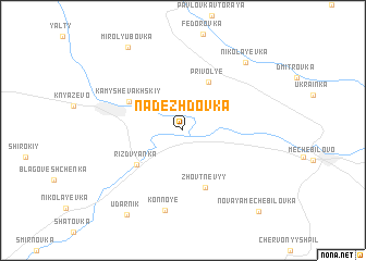 map of Nadezhdovka