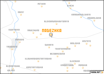 map of Nadëzhka