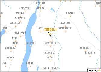 map of Nadili